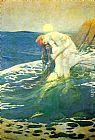 Howard Pyle The Mermaid painting